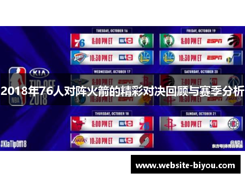 2018年76人对阵火箭的精彩对决回顾与赛季分析